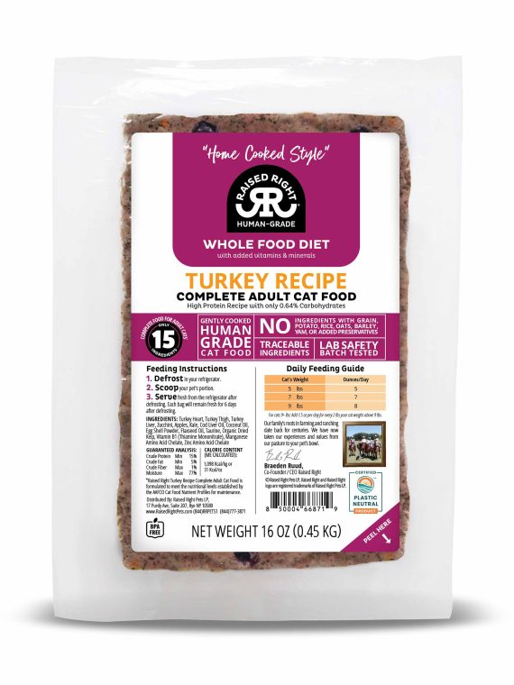 New Turkey Recipe for Adult Cats